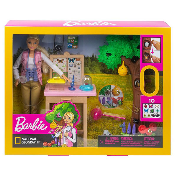 Кукла из серии Barbie® Nat Geo Исследователь бабочек  